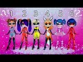 Miraculous Ladybug Heroes Costumes Switch Up - DIY Paper Dolls & Crafts