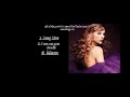 My Top 3 Taylor Swift songs from each album - part 1