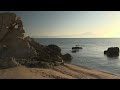 4K HDR Realtime Beach - Gentle Wave Sounds - NO LOOP - Relaxing Lapping Waves - Calm Ocean Views