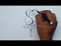 Rose Drawing for kids | Easy Simple Rose Flower Drawing