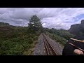 Ffestiniog Railway (Wales) - Driver's Eye View - Blaenau Ffestiniog to Porthmadog