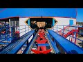 Superman Krypton Coaster front seat on-ride 4K POV @60fps Six Flags Fiesta Texas
