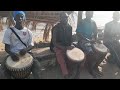 Ambiance des percussionnistes à la plage