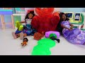 Fizzy The Pet Vet Helps Tiny Disney Encanto Family Stuck In Slime Bottles | Fun Stories For Kids