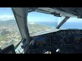 Landing the 737MAX at Rhodes Airport. Enjoy the views! [4K HDR]