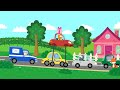 A Traffic Jam | Meow Meow Kitty and magic garage | Cartoons with cars for kids and toddlers