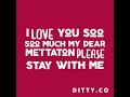 My Ditty for Mettaton