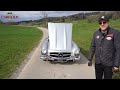 Mercedes 300 SL Roadster, 1957, frühes Auto mit fantastischen Details und Erstleder