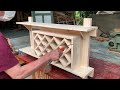 Awesome DIY Pallet Wood Project // How To Make A Beautiful Modern Style Wall Wine Shelf