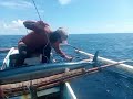 #spearfishing dalawang tangegi Isang blue Marlin hule namen❤️