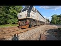 Friday evening rush-hour railfanning at the famous Hollywood Avenue railroad crossing ￼￼