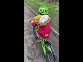 Leo's first solo cycling