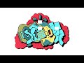 HOW TO DRAW GRAFFITI LETTERS SIMPLE PIECE - OZEEFROZ