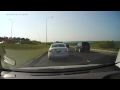 Idiot stops rush-hour traffic to carry out road-rage on innocent tourist.