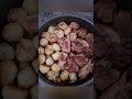 Frango assado com batata