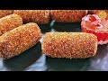 Beef Croquettes Recipe | How to make Goan Beef Croquettes | Beef Mince Croquettes | Goan Party Snack