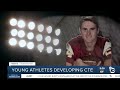 Young athletes developing CTE
