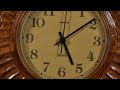 Wooden Clock - Free Video for You to use (version 3/5)