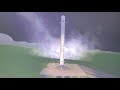 How to not land a orbital rocket booster #ksp #rocket #spacex #nasa #falcon9 #falcon9landing
