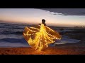 Amazing LED Wings on the Beach/Light of Dance