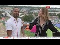 Sky's Katie Spencer and Jayson Mansaray are live from Glastonbury 2024