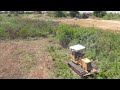 Nice Working! Top Level Operator Bulldozer KOMATSU D31P Clearing Forest in Processing