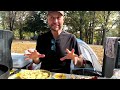 Cooking in a Dutch Oven while Camping in the Honda Element and Exploring at Cave in Rock State Park