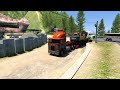 CARGA por CARRETERAS  destapadas CON MUCHO BARRO en el CAMIÓN kenworth k100e STANDARD / ats 1.50