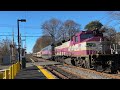 MBTA Commuter Rail on the Newburyport/Rockport Line - November 2023