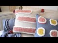 How To Make Anthropologie Style Pillows - NO Sew