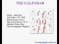 Gender Selection - Gender Calendar - Chinese Calendar