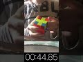 Rubik’s cube sub 1 minute