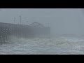 09-05-19 - Garden City Beach, SC - Huge waves pound pier