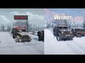 Snowrunner ANK MK38 New Tires vs Tayga 6436 | Best American 6x6 vs Best Russian 6x6