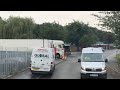 Reversing class 1 truck in the tightest gate ever