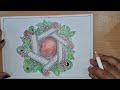 pattern135 | easy leaf doodle art step by step | doodle for beginners  #doodles #zentangledoodle