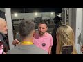 MESSI & Inter Miami: Lionel Messi comes UP CLOSE to chat with Argentine media after win vs Nashville