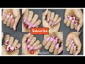Simple Trendy Nail Art Ideas for valentines day 2024 at home  #easynailart