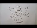 Parrot Drawing Pictures From SS Letter l Online Drawing Class l Parrot Drawing For Beginners l Art