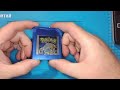Changing the battery for Pokemon Blue and giving it a face lift