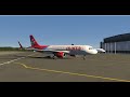 AEROFLY FS 4 Flight Simulator - Air Malta A321 Landing And Taxi in Malta International Airport