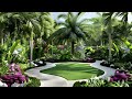 Transform Your Frontyard into a Lush Tropical Paradise: Simple DIY Landscape Garden Design