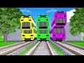 踏切アニメ あぶない電車 TRAIN 🚦 Fumikiri 3D Railroad Crossing Animation # train #1