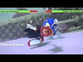 Sonic the Hedgehog vs. Shadow the Hedgehog with healthbars 1/4