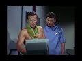 McCoy trying to give Cpt Kirk a physical