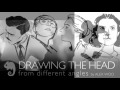 Drawing the head from different angles