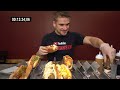 UNDEFEATED 10LB HOT DOG CHALLENGE | The GLIZZY GOBBLER Loaded Hotdog Challenge (RAW & UNCUT)