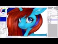 {C} Blue Bolt {MLP Speedpaint}