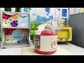 Cooking Beef Burgundy and Steamed Rice with kitchen toys | Nhat Ky TiTi #276