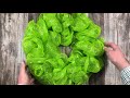How To Make A POOF Style Deco Mesh Base Wreath - Using 21